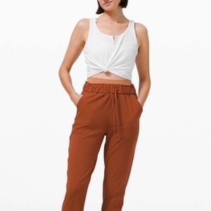 Lululemon Cropped Henley Tank Top